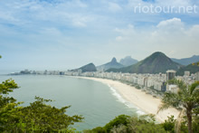 Copacabana seen from Leme Fort